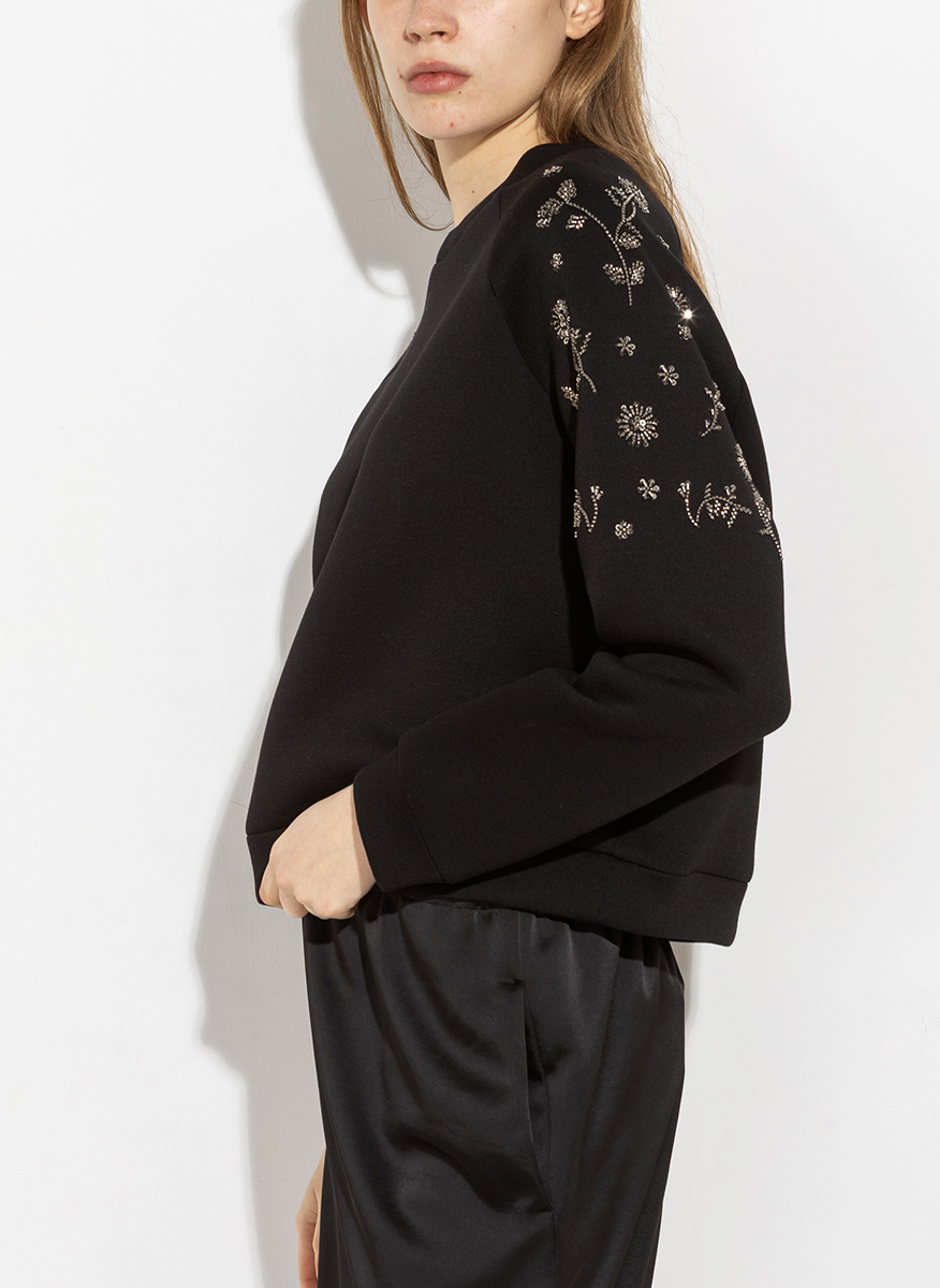Суитшърт с флорални мотиви Weekend Max Mara Wkdtema