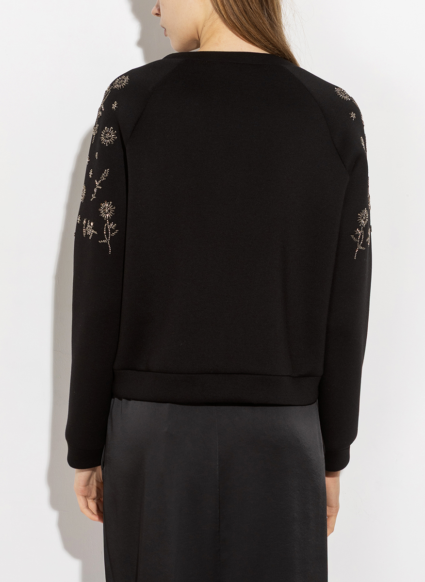Суитшърт с флорални мотиви Weekend Max Mara Wkdtema