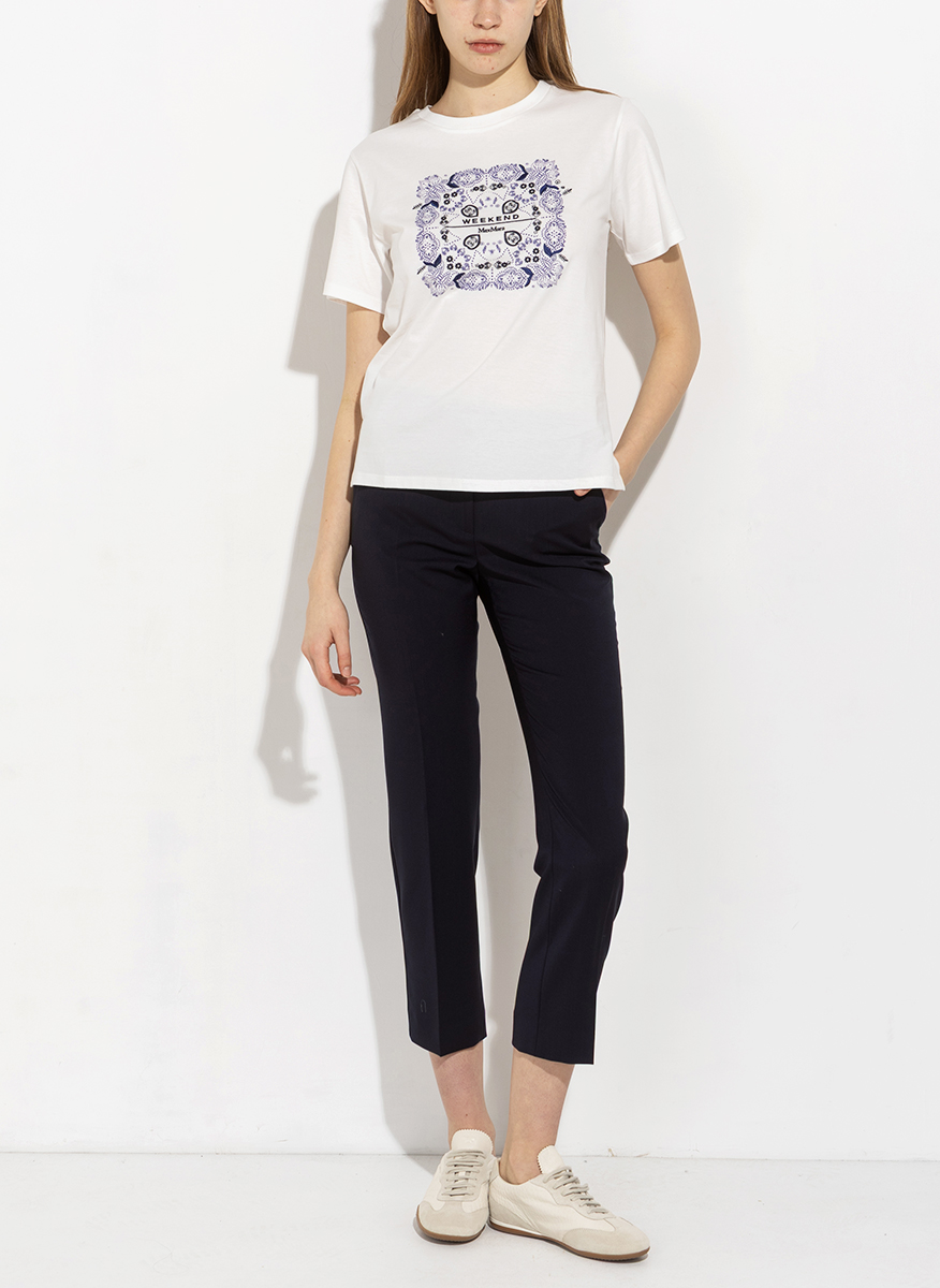 Тишърт с принт Weekend Max Mara Wkdwest