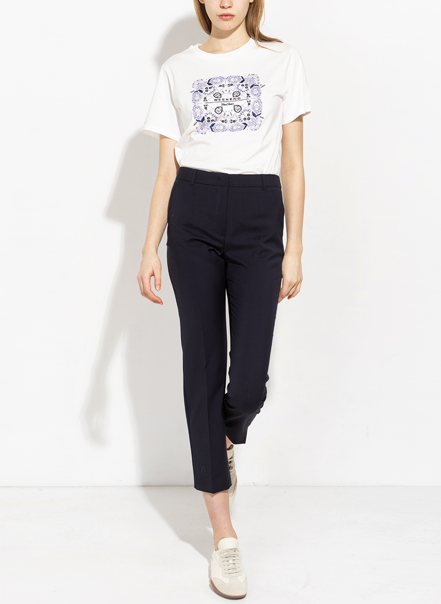 Тишърт с принт Weekend Max Mara Wkdwest