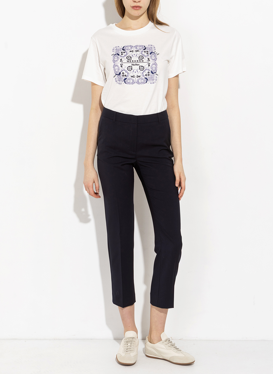 Тишърт с принт Weekend Max Mara Wkdwest