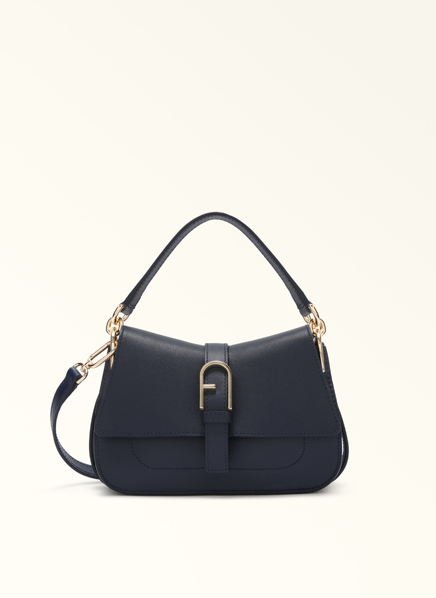 Мини чанта Furla Flow Ink Blue