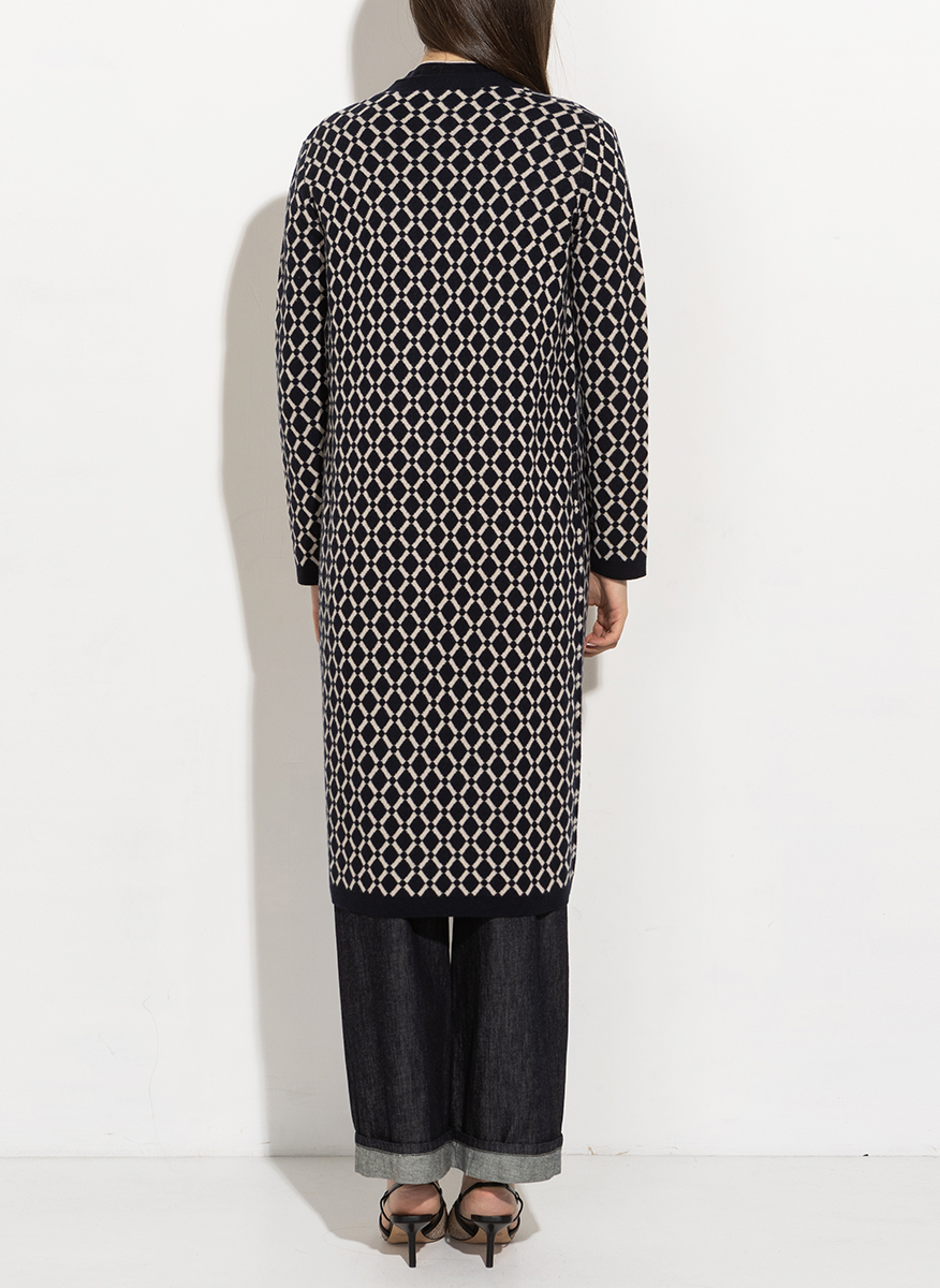 Дълга жилетка от вълна 'S Max Mara Smmazzurro