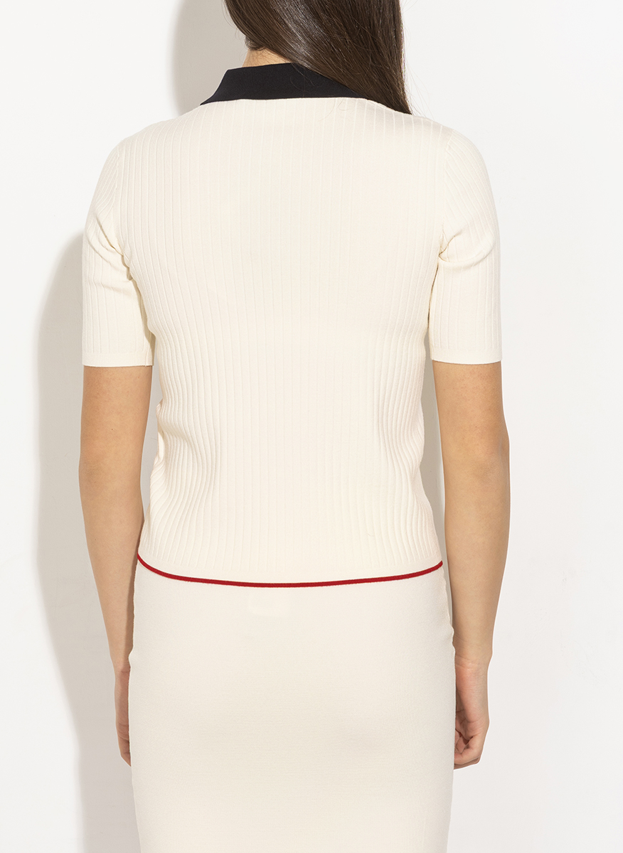 Полошърт от фино плетиво Max Mara Studio Mstoscuri