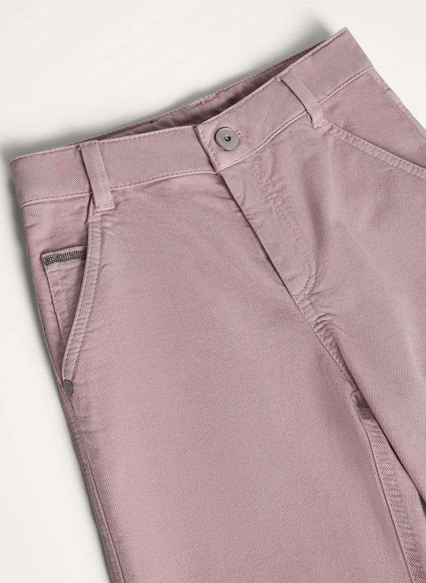 Brunello Cucinelli Kids 8 trousers with monili