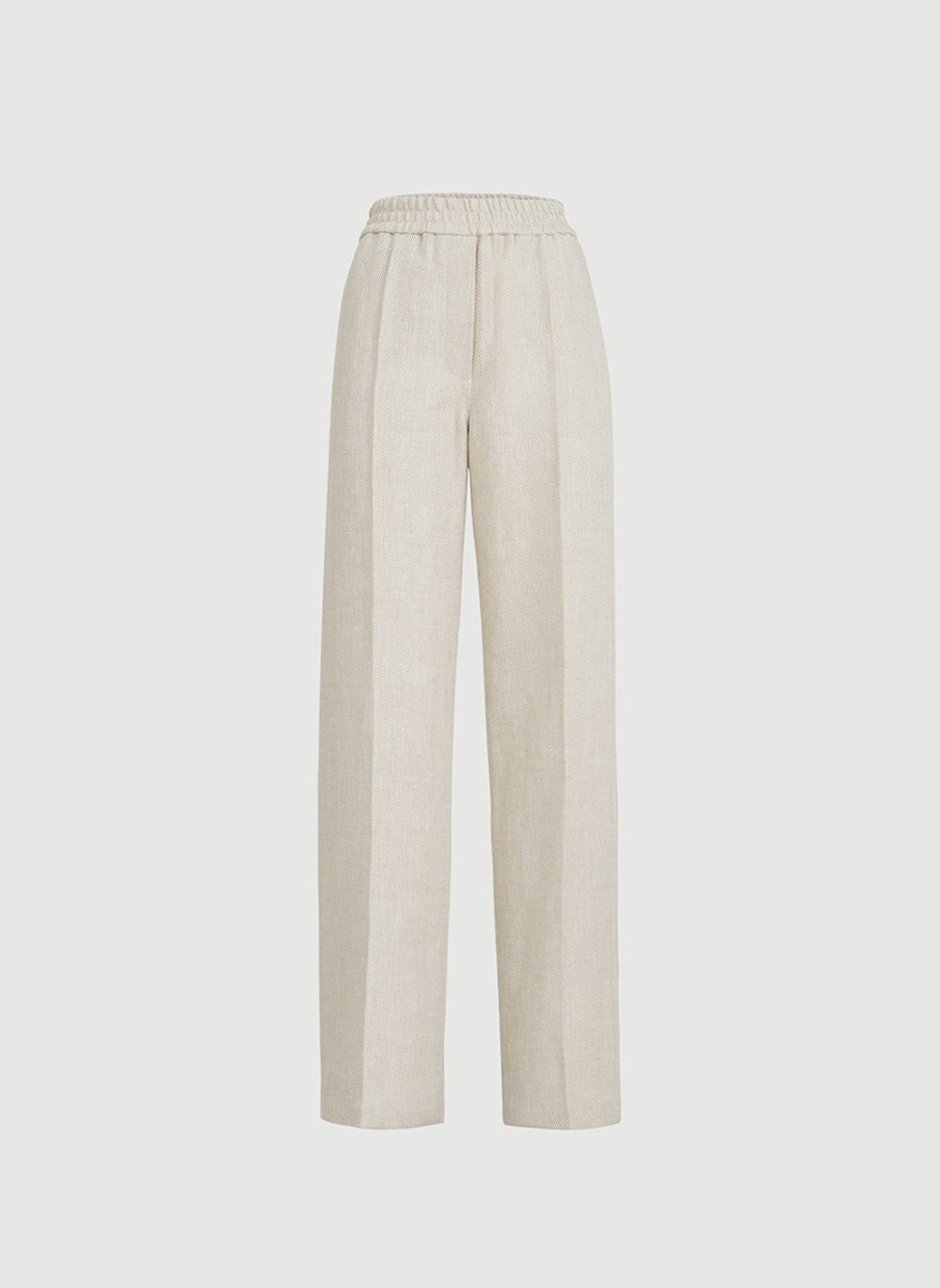 Панталон `Fishbone` Brunello Cucinelli