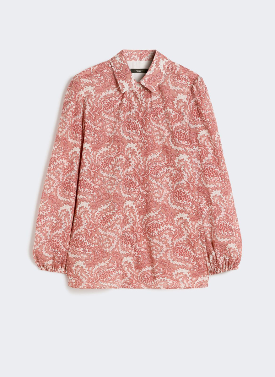 Риза с цялостен принт Weekend Max Mara Wkdperiodi