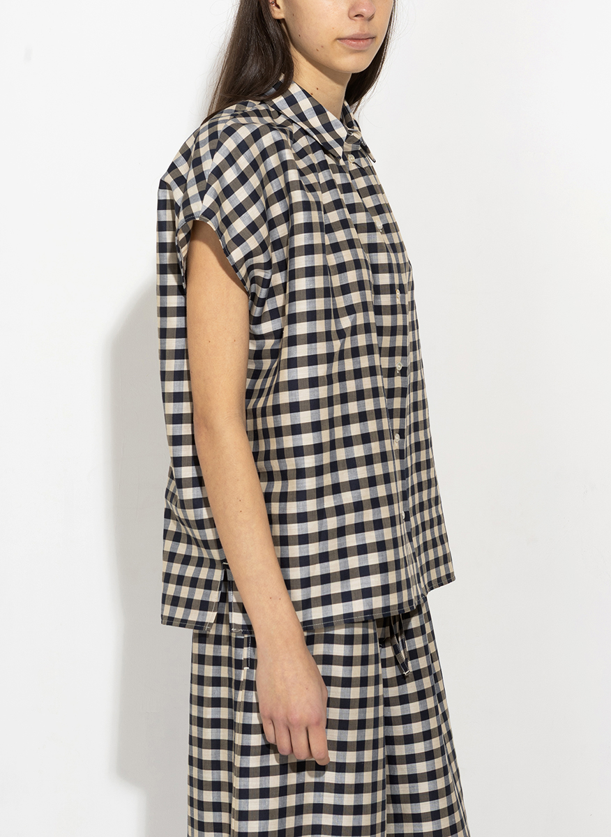 Риза 'Cap sleeves' Weekend Max Mara Wkdstrano