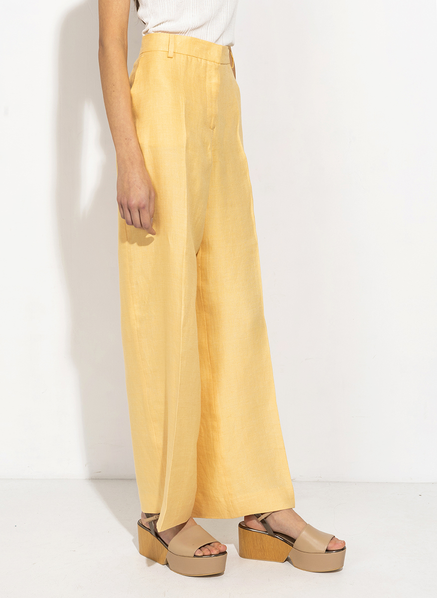 Ленен панталон Weekend Max Mara Wkdmalizia