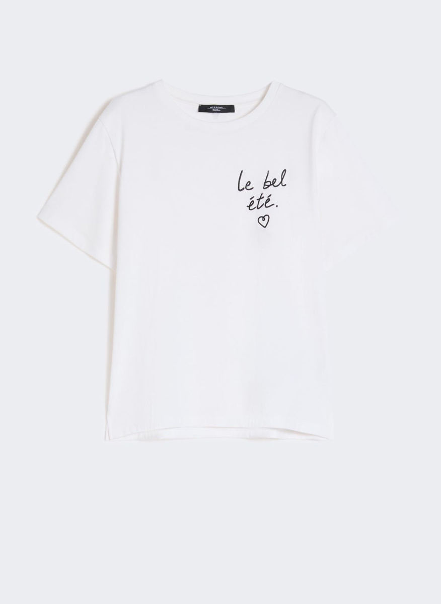 Weekend Max Mara Wkdbora T-shirt with embroidery