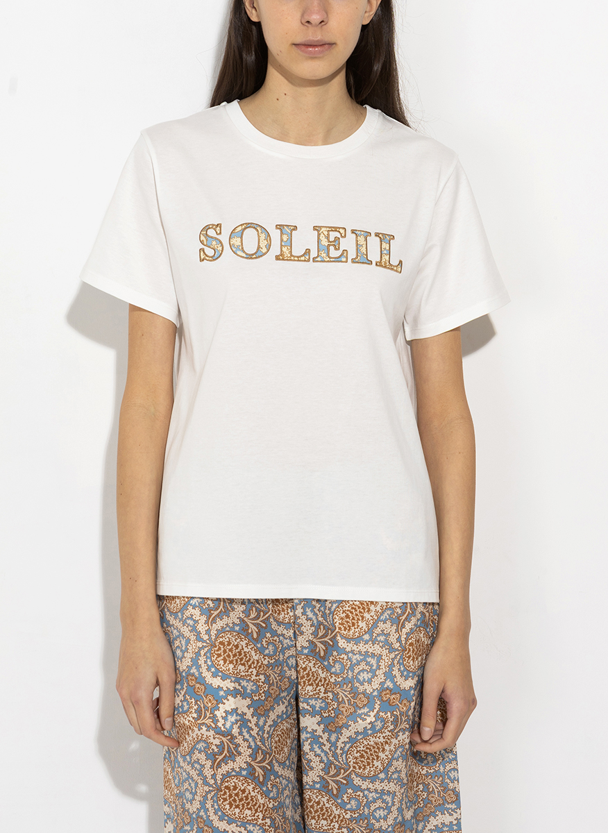 Weekend Max Mara Wkdbora T-shirt with embroidery