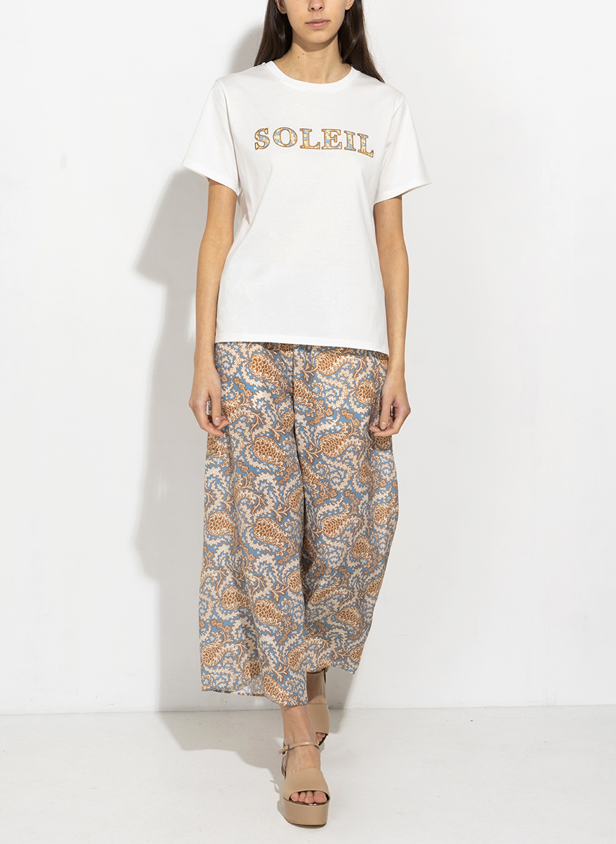 Weekend Max Mara Wkdbora T-shirt with embroidery