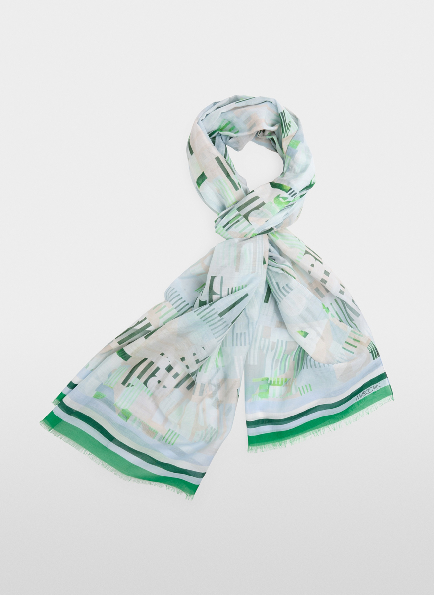 Шал с коприна Marc Cain Sports