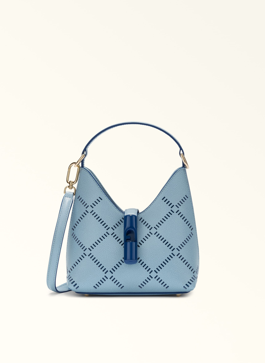 Мини чанта Furla Iride Carta Da Zucchero Indigo