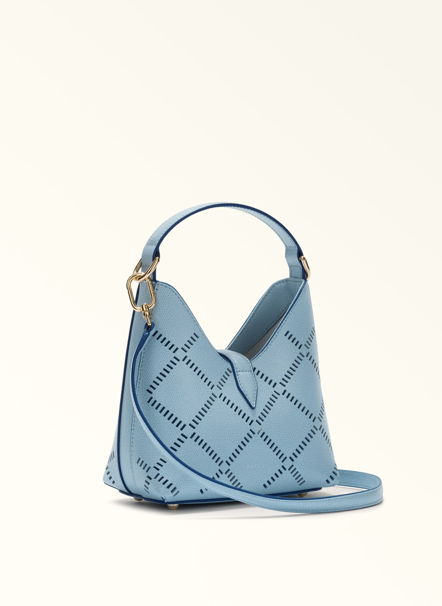 Мини чанта Furla Iride Carta Da Zucchero Indigo