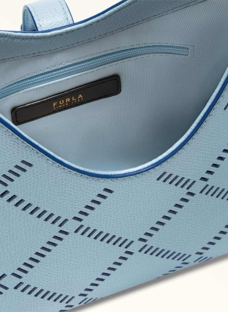 Мини чанта Furla Iride Carta Da Zucchero Indigo