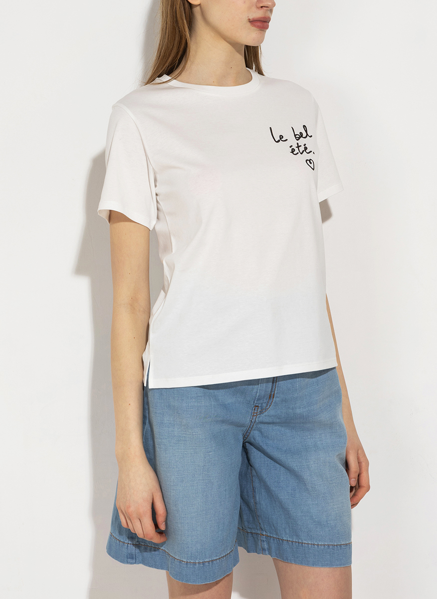 Weekend Max Mara Wkdbora T-shirt with embroidery
