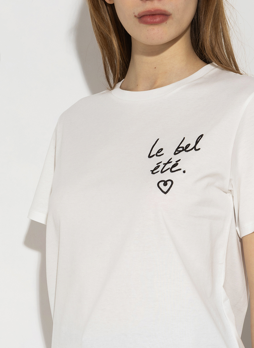 Weekend Max Mara Wkdbora T-shirt with embroidery