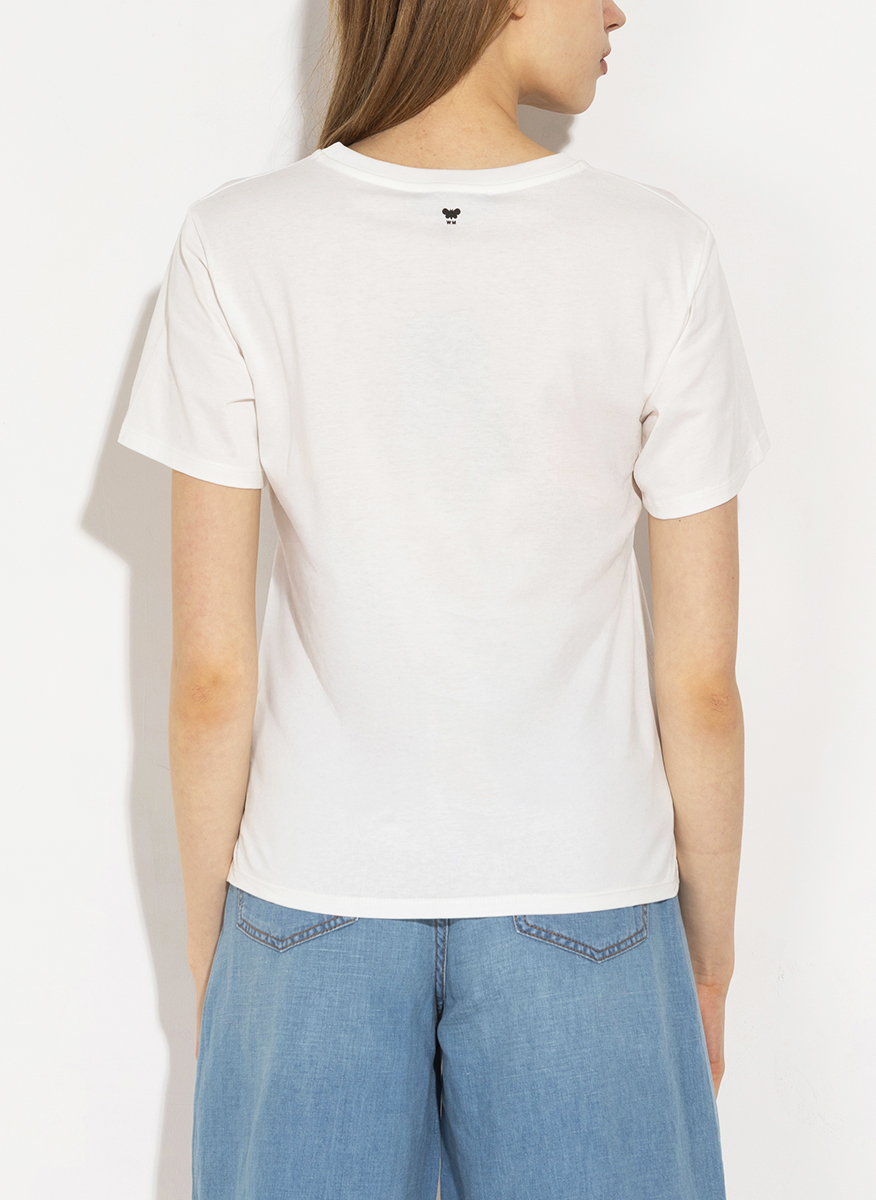 Weekend Max Mara Wkdbora T-shirt with embroidery