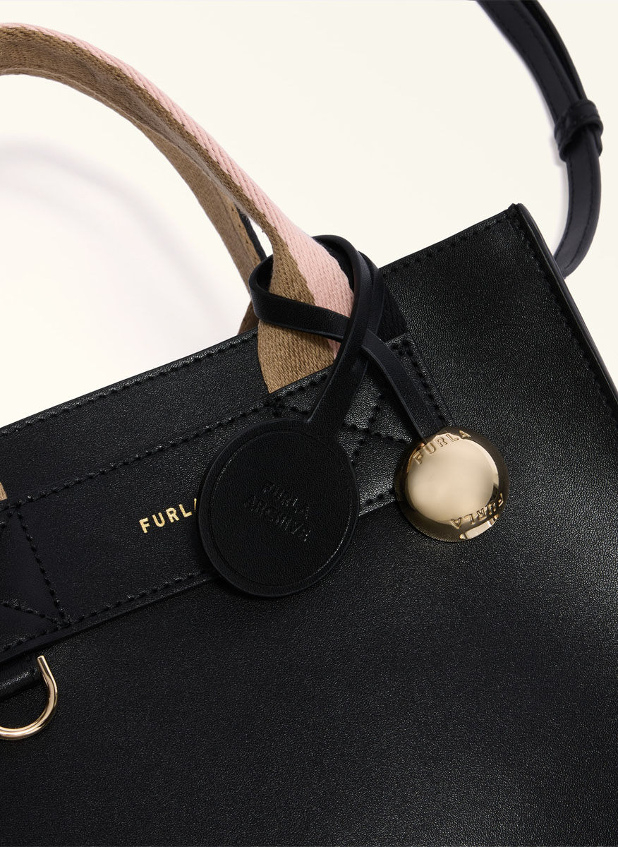 Чанта Tote Furla Divide It Nero S