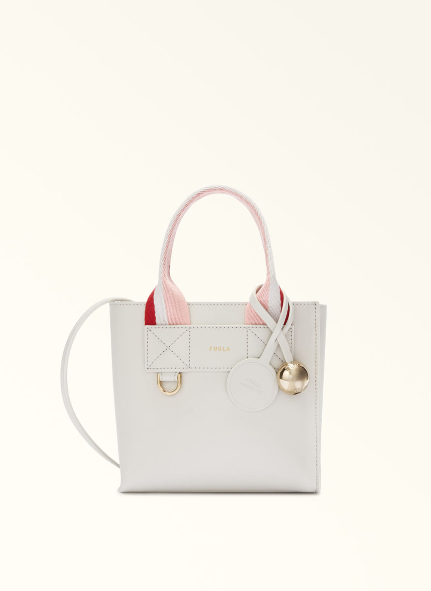Мини чанта Furla Divide It Toni Marshmallow