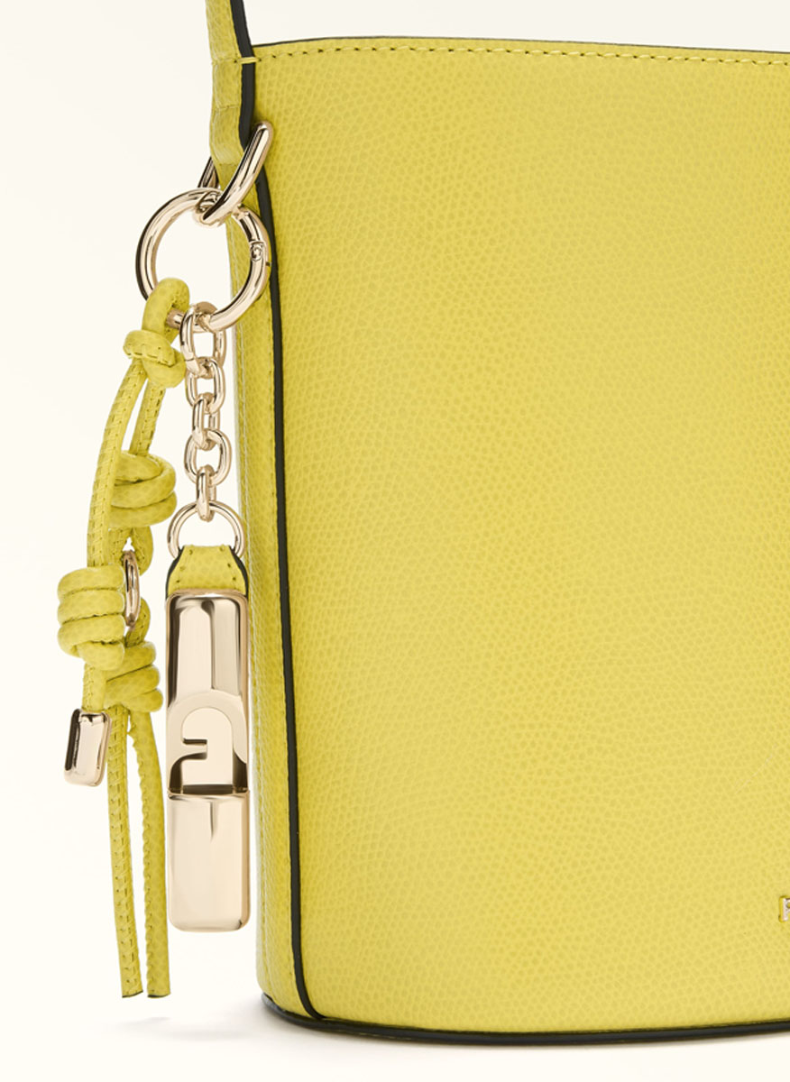 Мини чанта 'Bucket' Furla Roxie Mudec Yellow