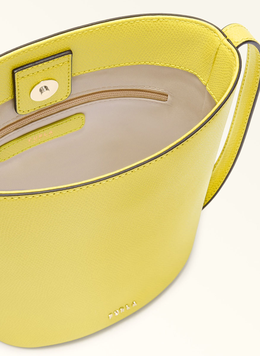 Мини чанта 'Bucket' Furla Roxie Mudec Yellow