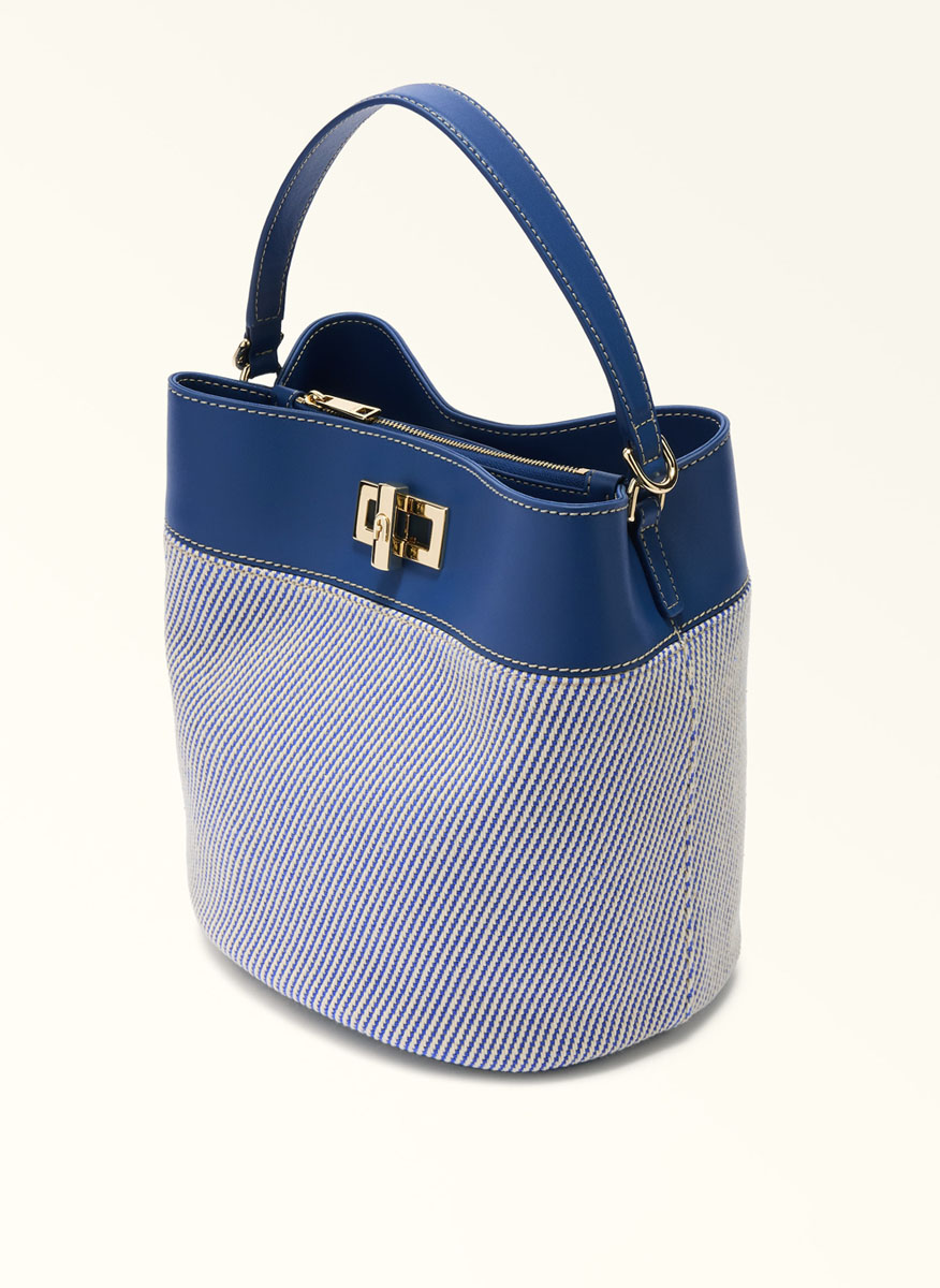 Чанта 'Bucket' Furla Amelia Toni Indigo S
