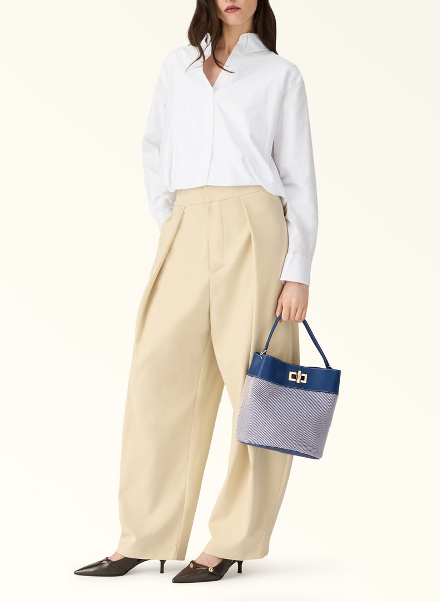 Чанта 'Bucket' Furla Amelia Toni Indigo S