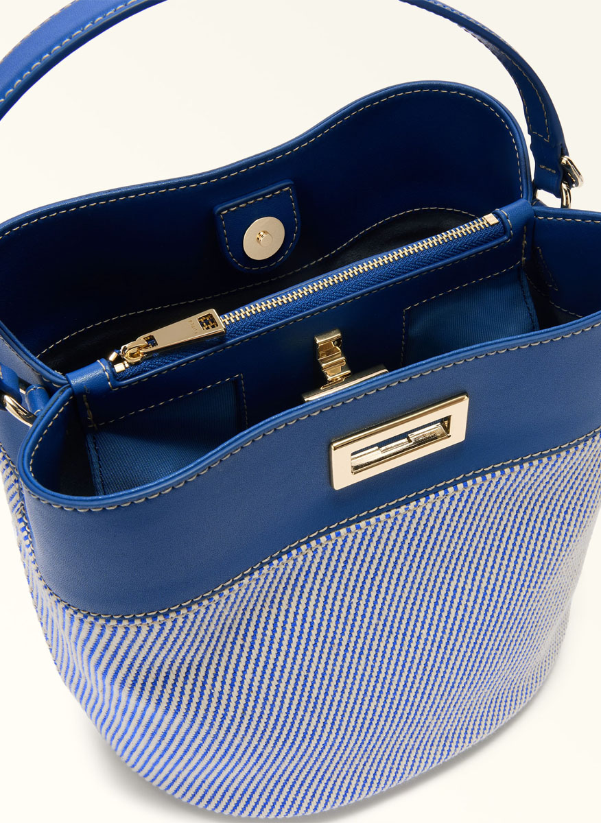 Чанта 'Bucket' Furla Amelia Toni Indigo S