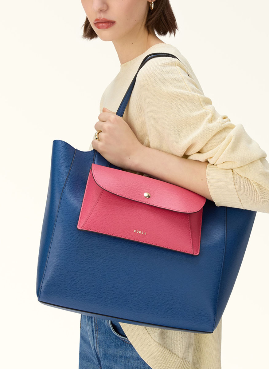 Furla Lea Pouch  Lea Velvet Pink