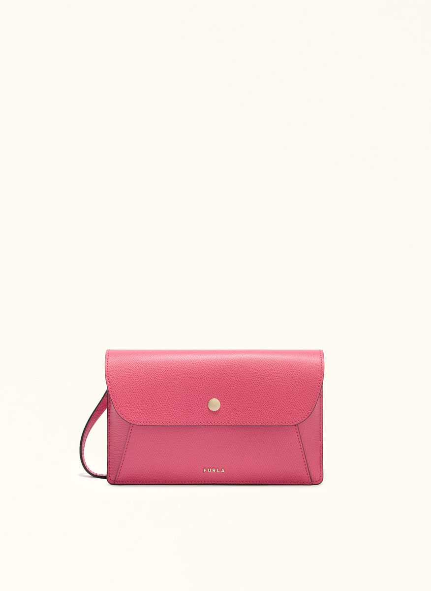 Furla Lea Pouch  Lea Velvet Pink