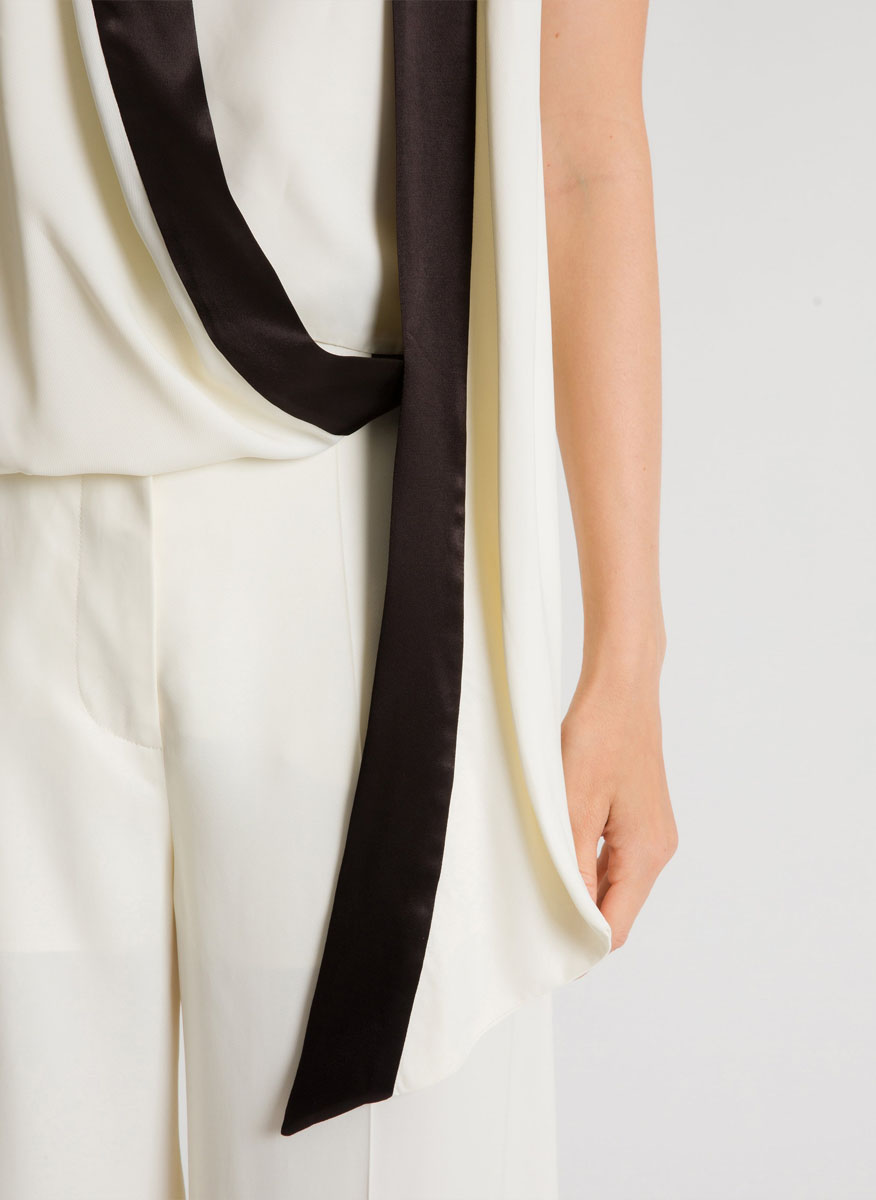 Alberta Ferretti scarf top