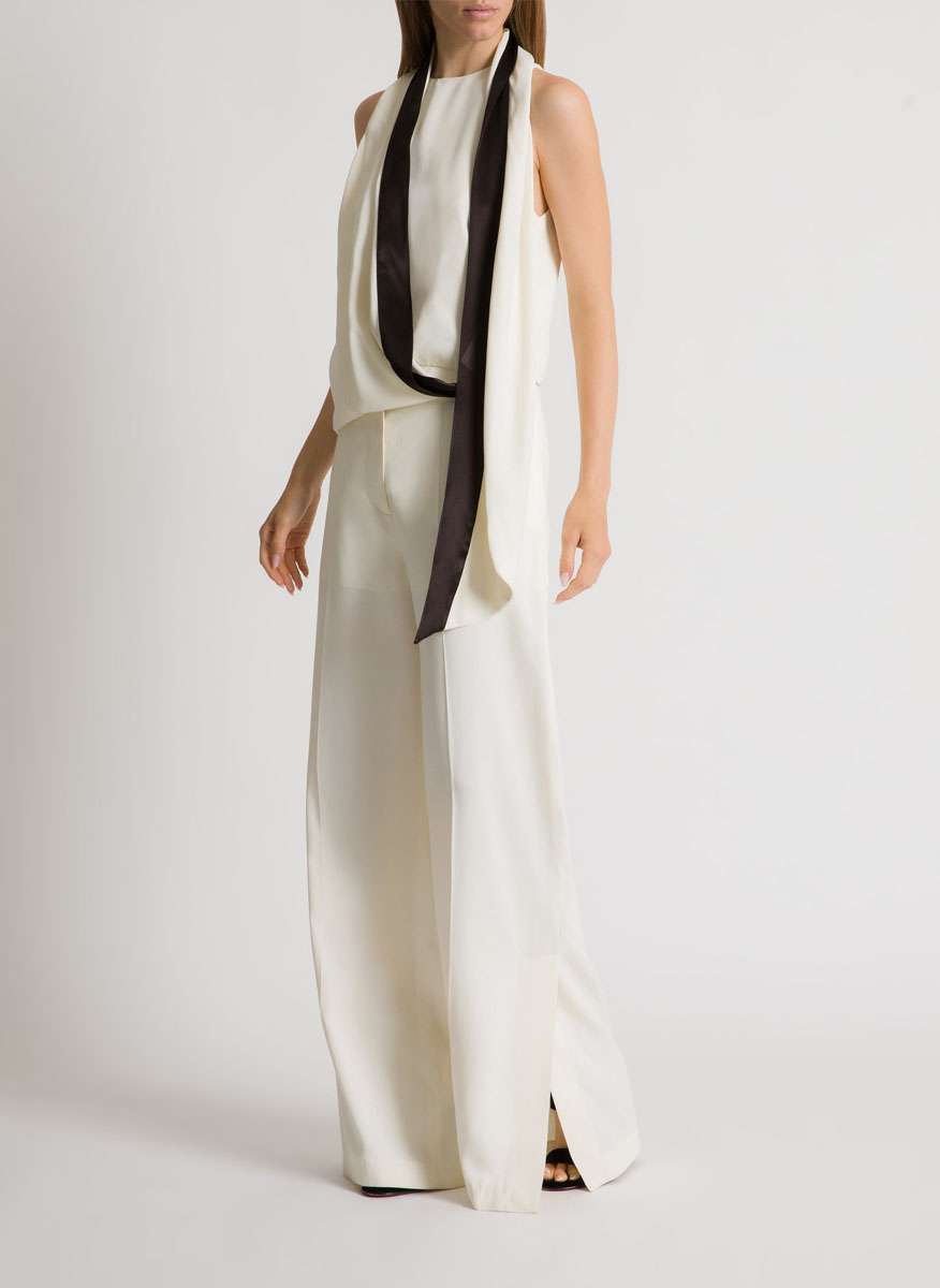 Alberta Ferretti scarf top