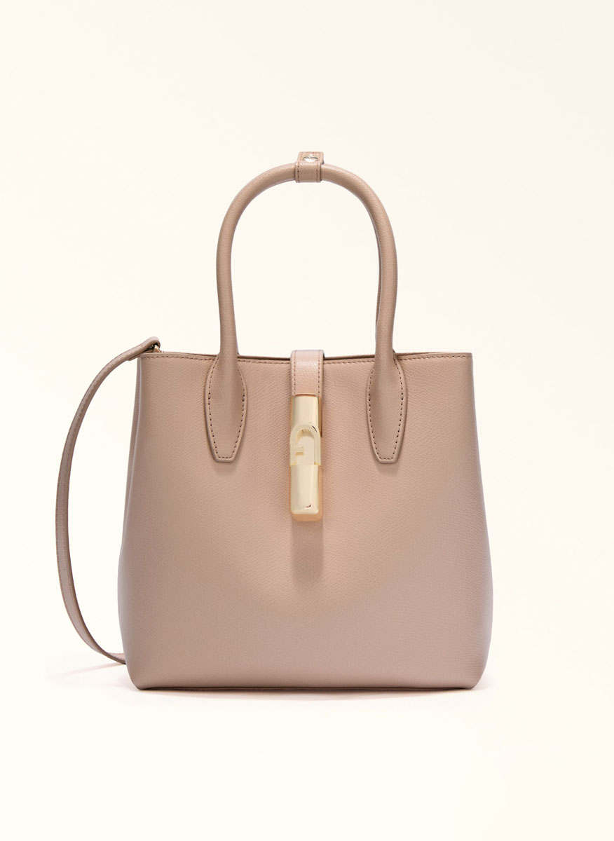 Мини чанта Furla Goccia Anemone Pink