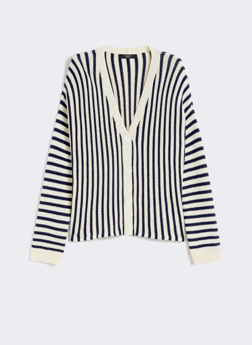 Жилетка от фино плетиво Weekend Max Mara Wkdnicchia