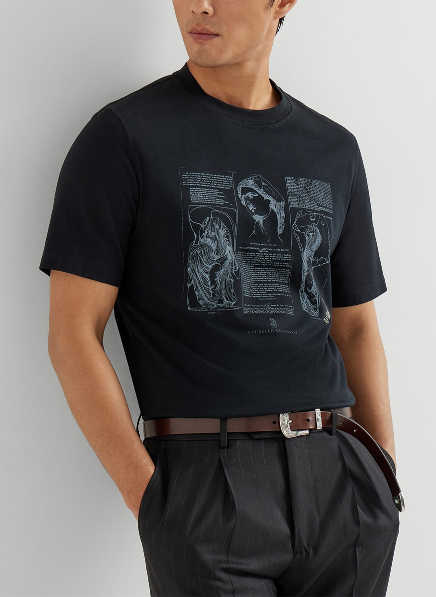 Brunello Cucinelli printed T-shirt