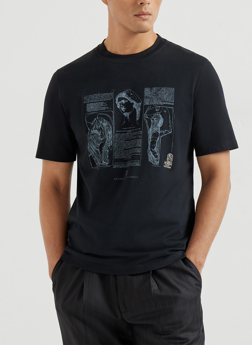 Brunello Cucinelli printed T-shirt