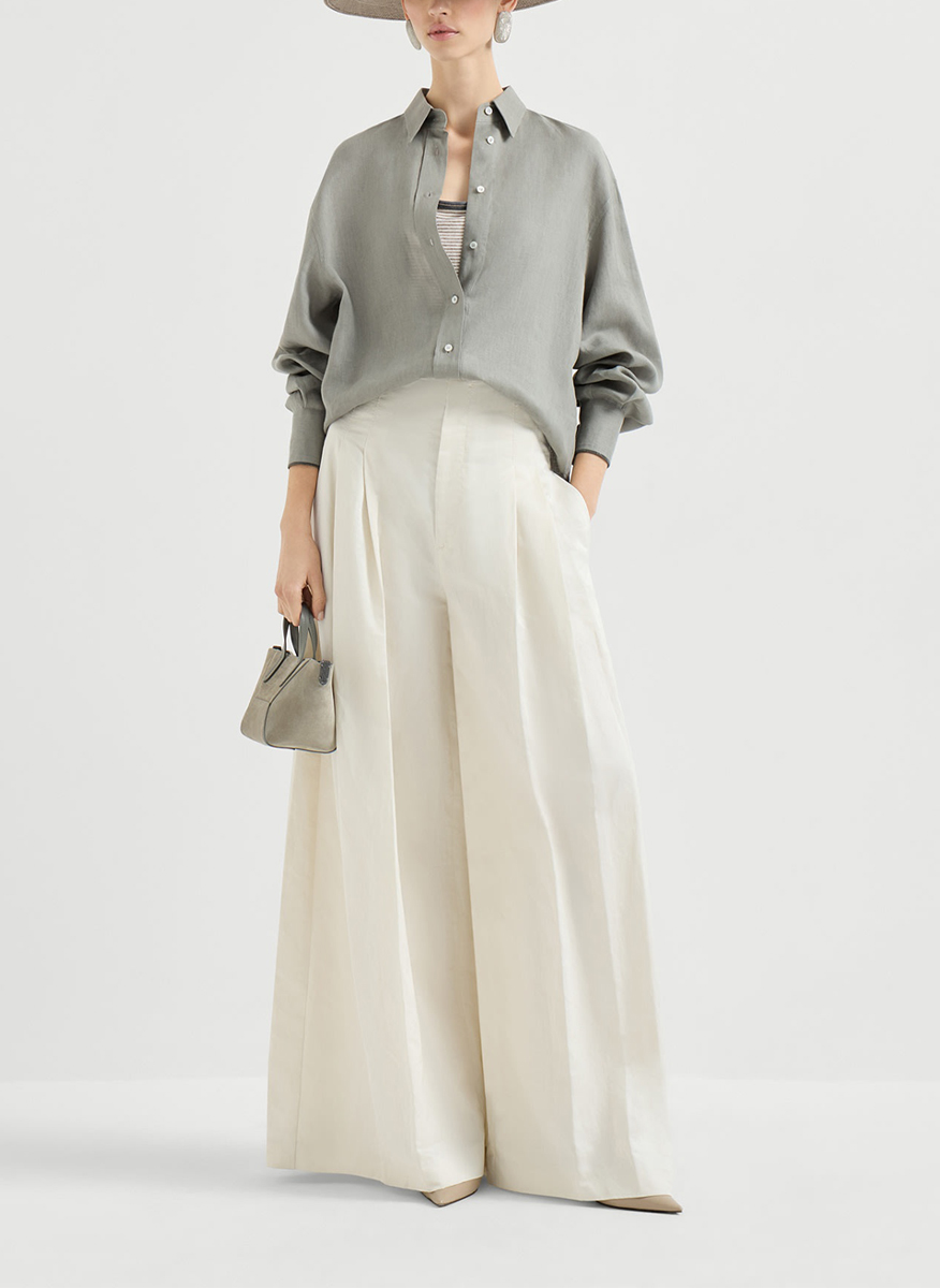 Brunello Cucinelli 100% linen shirt