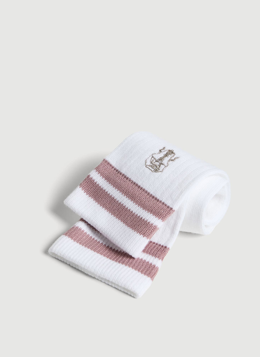 Brunello Cucinelli Kids socks with embroidered logo