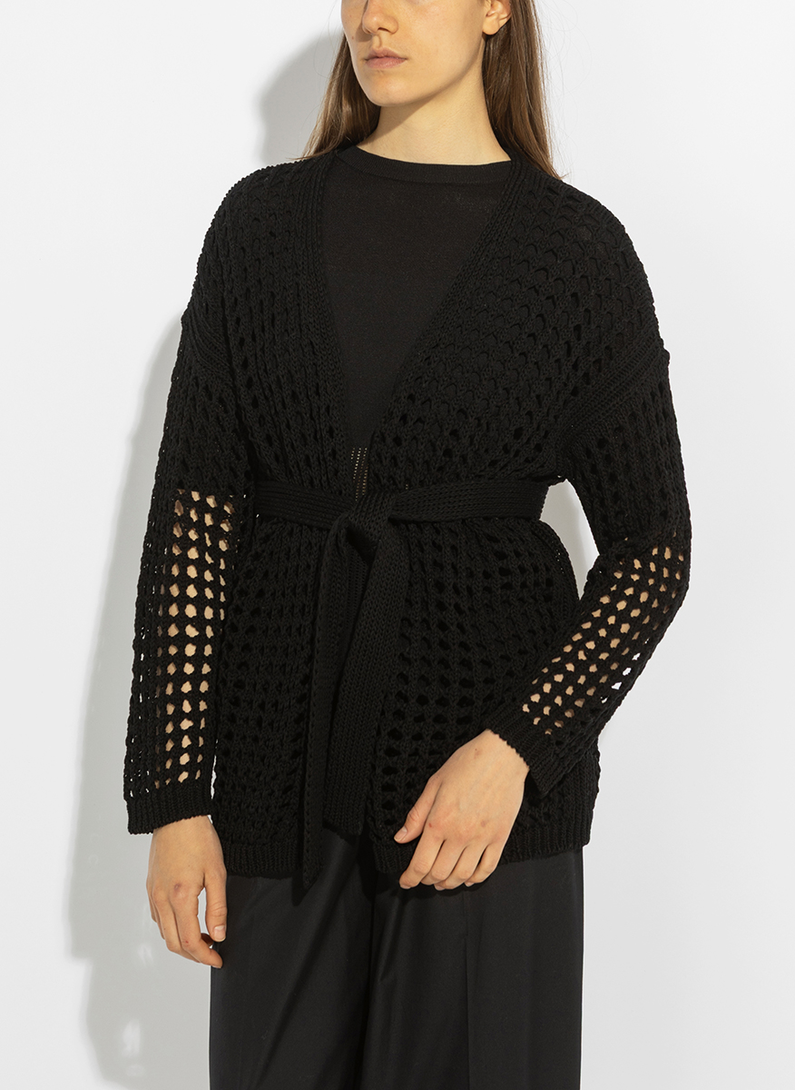 Max Mara Mxpgelo cardigan with sheer effect
