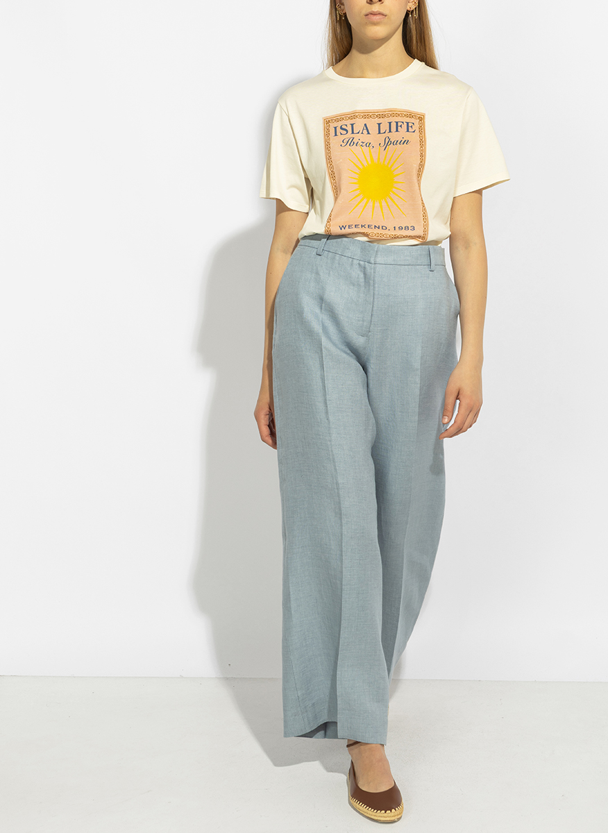 Ленен панталон Weekend Max Mara Wkdmalizia