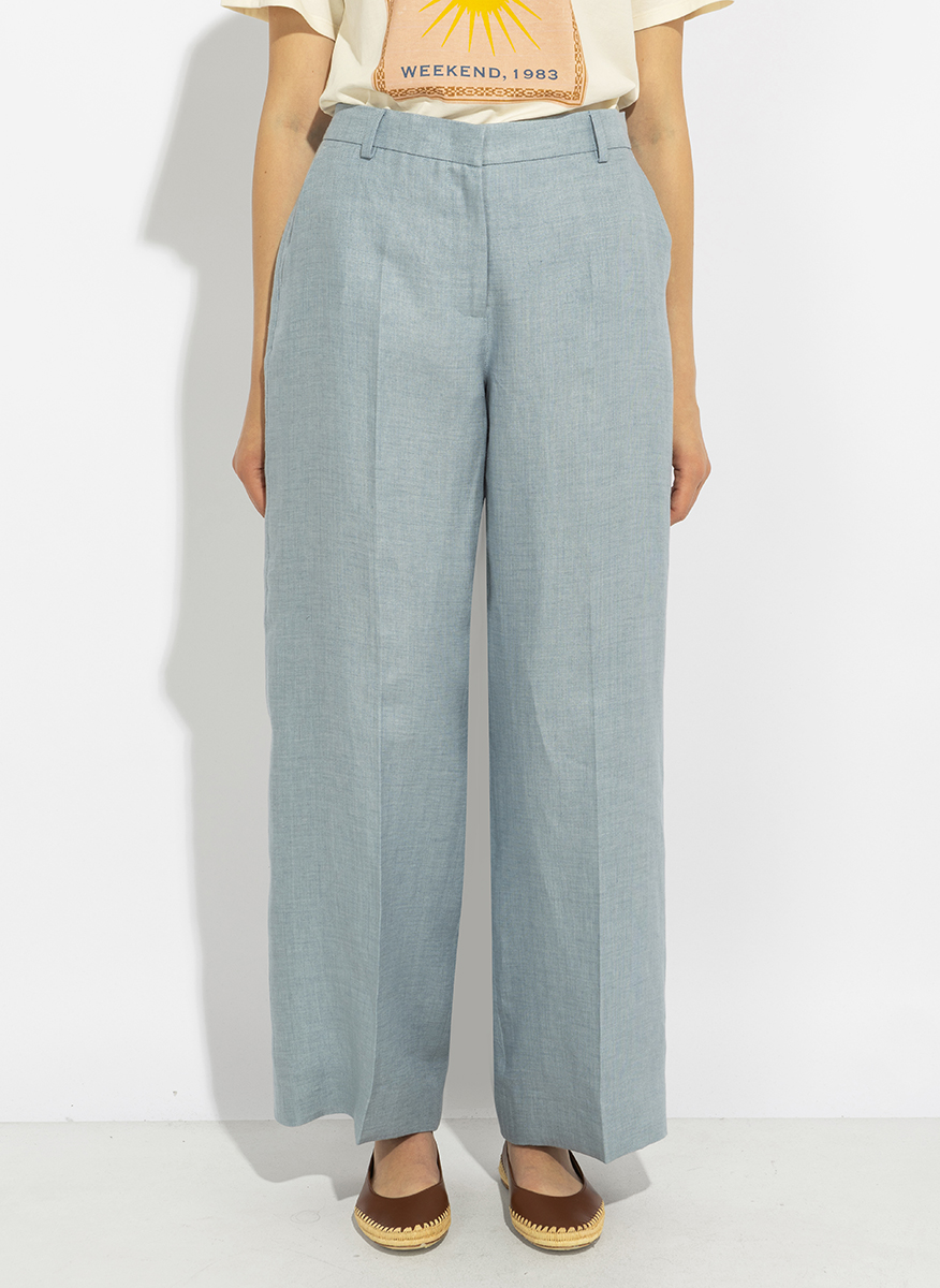 Ленен панталон Weekend Max Mara Wkdmalizia