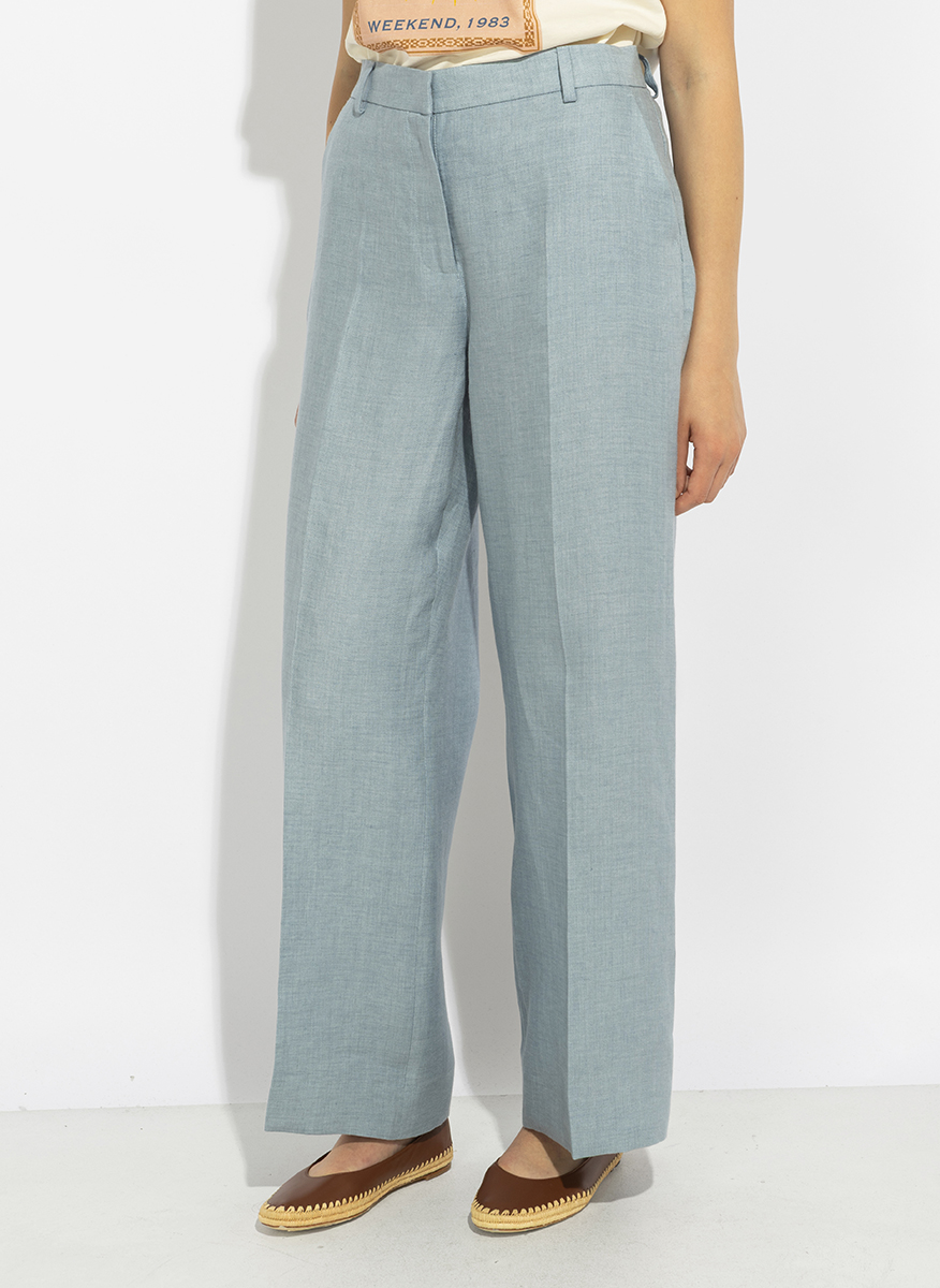 Ленен панталон Weekend Max Mara Wkdmalizia