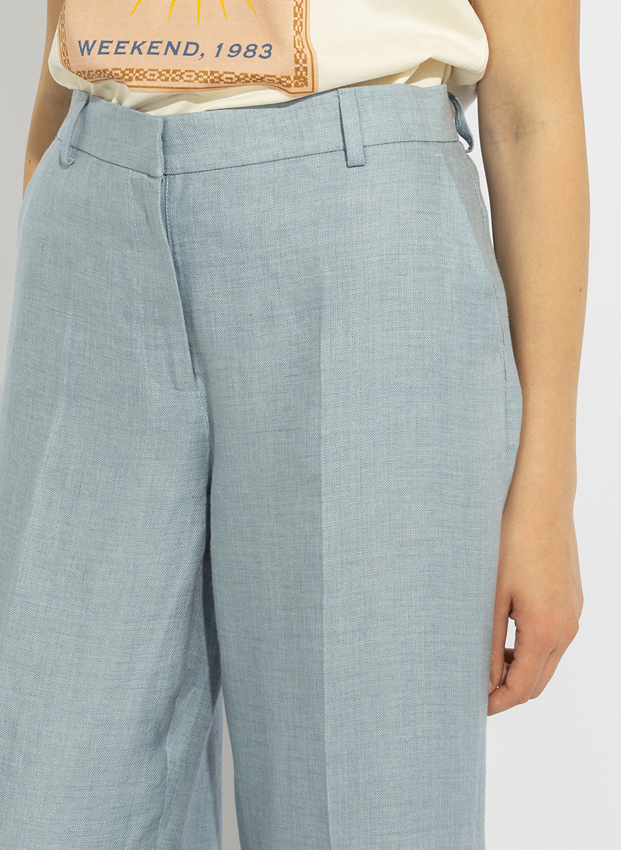 Ленен панталон Weekend Max Mara Wkdmalizia