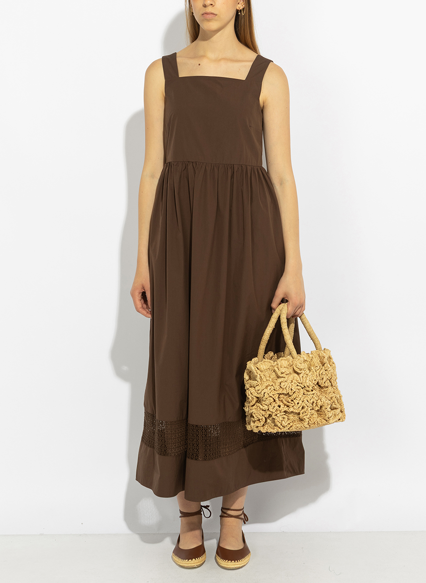 Рокля от памучен поплин 'Fit-and-flare' Weekend Max Mara Wkipallore