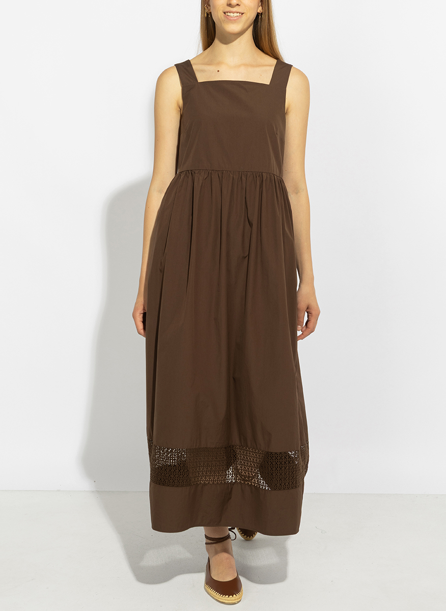 Рокля от памучен поплин 'Fit-and-flare' Weekend Max Mara Wkipallore