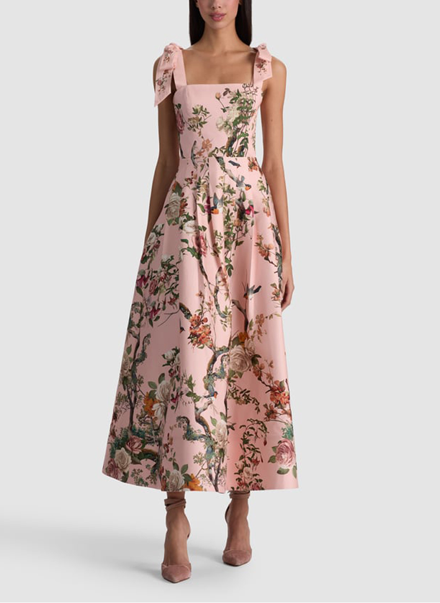 Alice + Olivia 'Hana' print dress