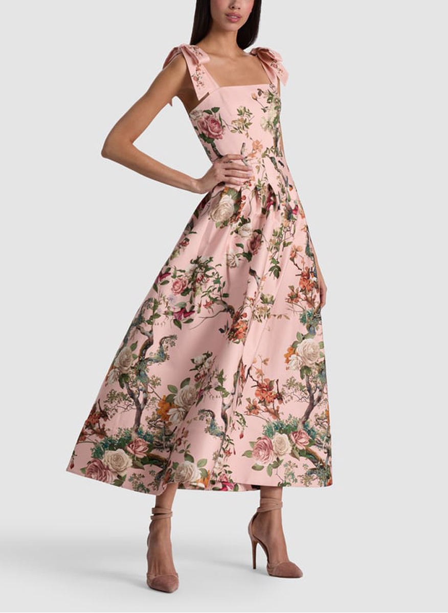 Alice + Olivia 'Hana' print dress