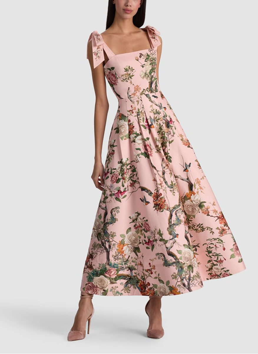 Alice + Olivia 'Hana' print dress